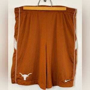 Nike Texas Longhorns Men's Mesh Athletic Shorts Burnt Orange Size S